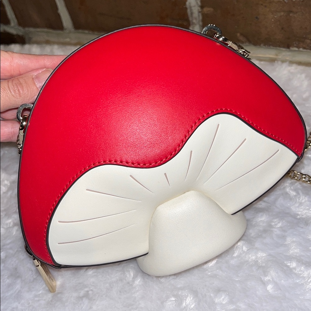 kate spade NWT! $379 MSRP 3d Mushroom Crossbody - Picture 9 of 15